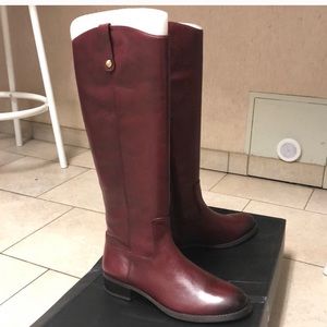 Inc burgundy boots